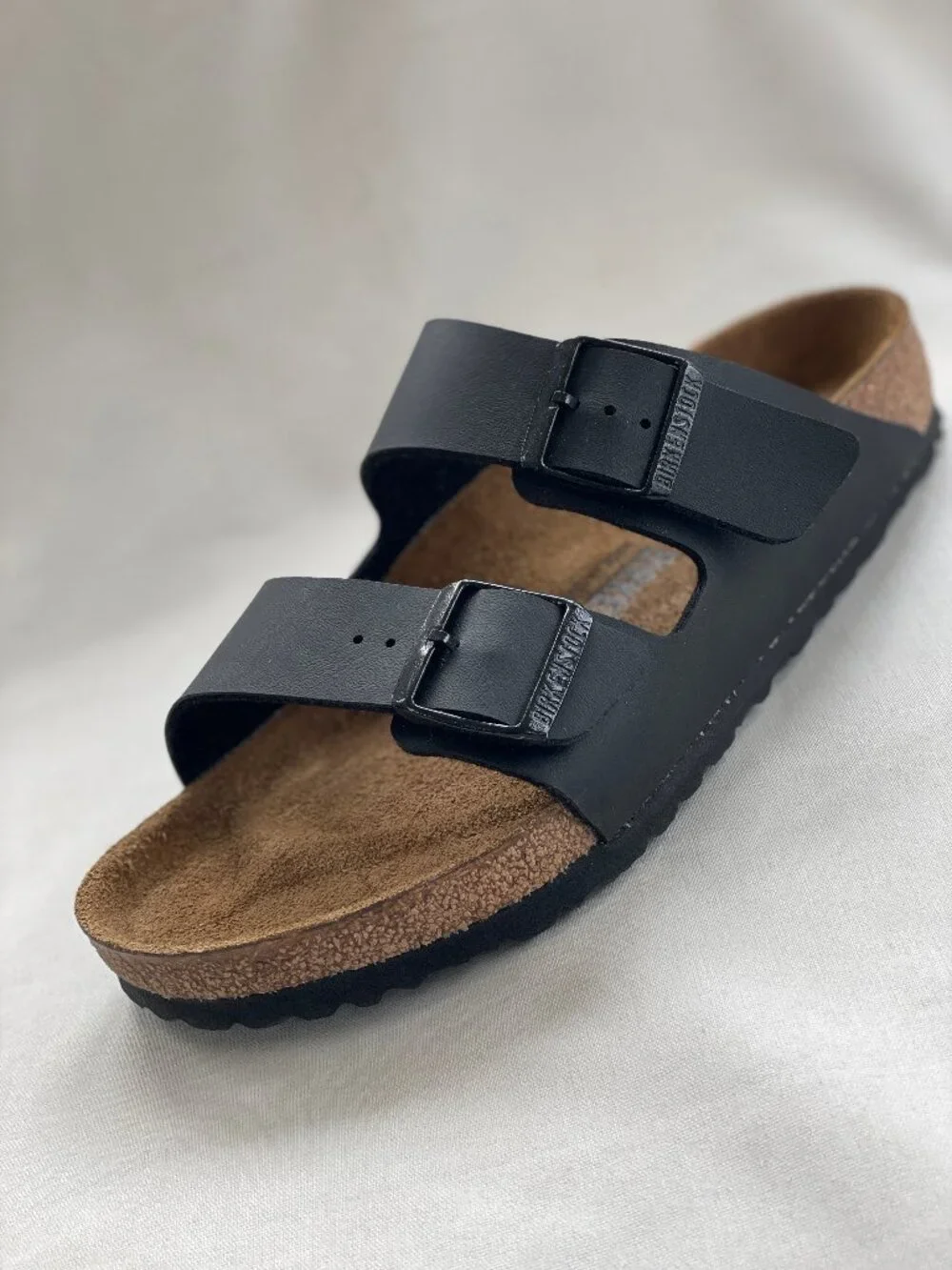 Birkenstock Arizona BS Regular Women 8 Men 6 Black Leather Sandal 0051791 Unisex - Picture 4 of 11